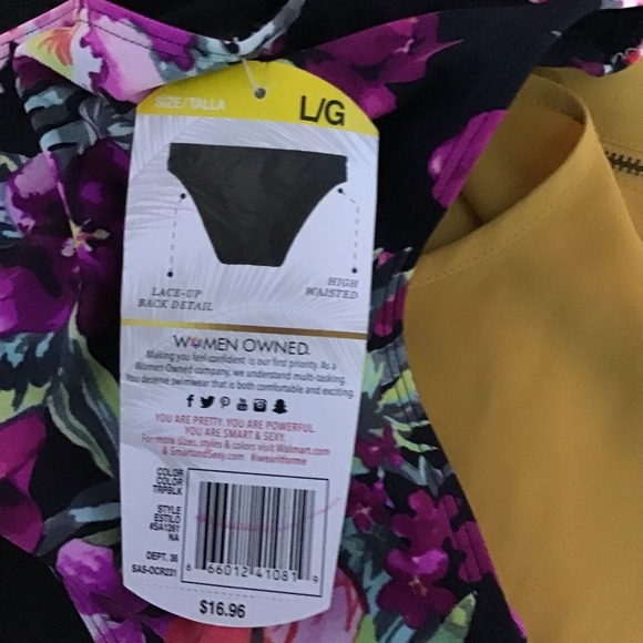 Lace up swim bottom NWT - Picture 7 of 7